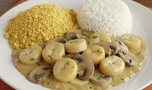 Bobó de Cogumelos com Palmito: Uma Explosão de Sabores Veganos!