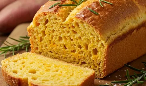 Pão de Batata Doce e Alecrim. Olha essa Receita!